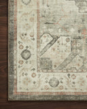 Loloi Rosette ROS-09 100% Polyester Pile Power Loomed Traditional Rug ROSTROS-09SLIV7696