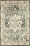 Loloi Rosette ROS-09 100% Polyester Pile Power Loomed Traditional Rug ROSTROS-09SLIV7696