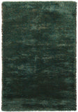 Chandra Rugs Royal 70% Wool + 30% Polyester Hand-Woven Contemporary Rug Blue/Green 9' x 13'