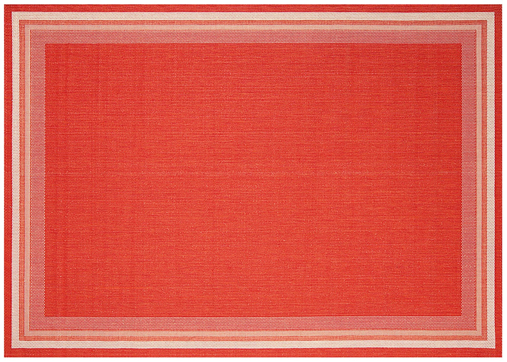 Simply Shade - Treasure Garden Outdoor Rug Garden Cottage - Cherry  5'3" x 7'4"