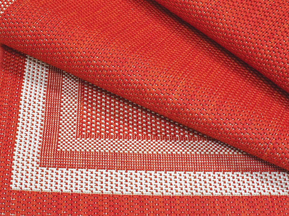 Simply Shade - Treasure Garden Outdoor Rug Garden Cottage - Cherry  5'3" x 7'4"