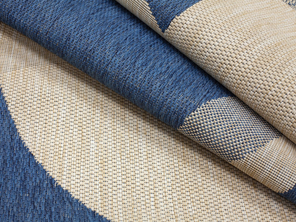 Simply Shade - Treasure Garden Outdoor Rug Champagne - Neptune  5'3" x 7'4"