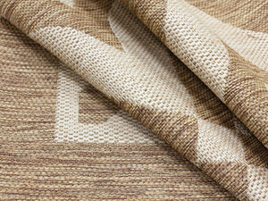 Simply Shade - Treasure Garden Outdoor Rug Charleston - Honey  5'3" x 7'4"