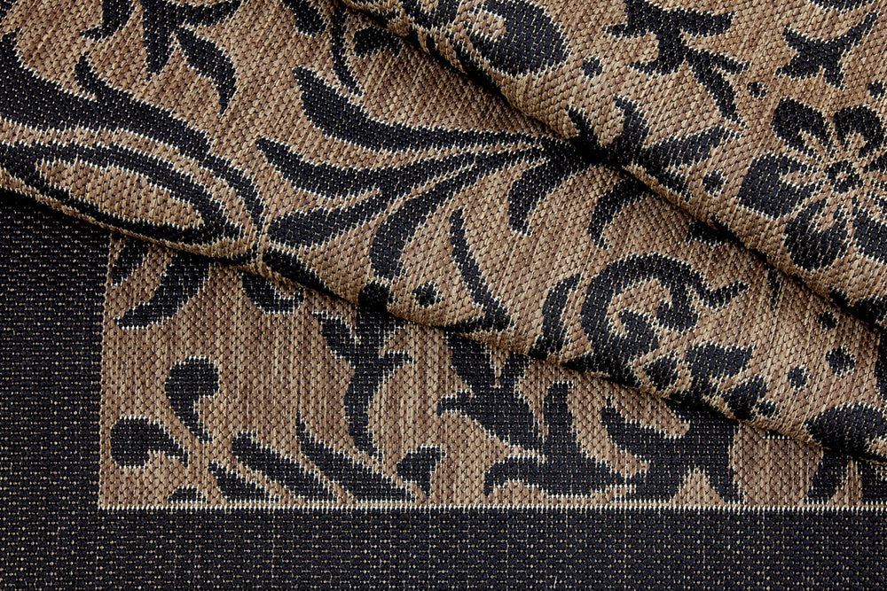 Simply Shade - Treasure Garden Outdoor Rug Florence - Chestnut  5'3" x 7'4"