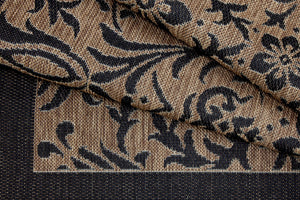 Simply Shade - Treasure Garden Outdoor Rug Florence - Chestnut  5'3" x 7'4"