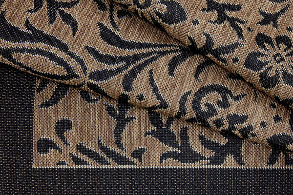 Simply Shade - Treasure Garden Outdoor Rug Florence - Chestnut  5'3" x 7'4"