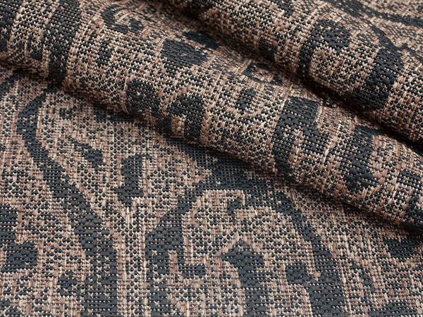 Simply Shade - Treasure Garden Outdoor Rug Moroccan - Chestnut  5'3" x 7'4"