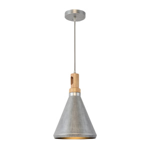 Yosemite Home Decor 1 Light Pendant In Rolled Steel Finish RS27117-YHD