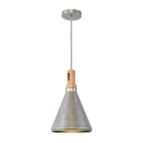 1 Light Pendant In Rolled Steel Finish