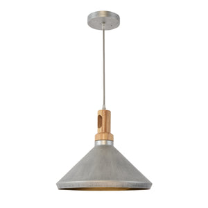 Yosemite Home Decor 1 Light Pendant In Rolled Steel Finish RS27217-YHD