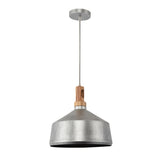 Yosemite Home Decor 1 Light Pendant In Rolled Steel Finish RS27317-YHD