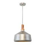 1 Light Pendant In Rolled Steel Finish