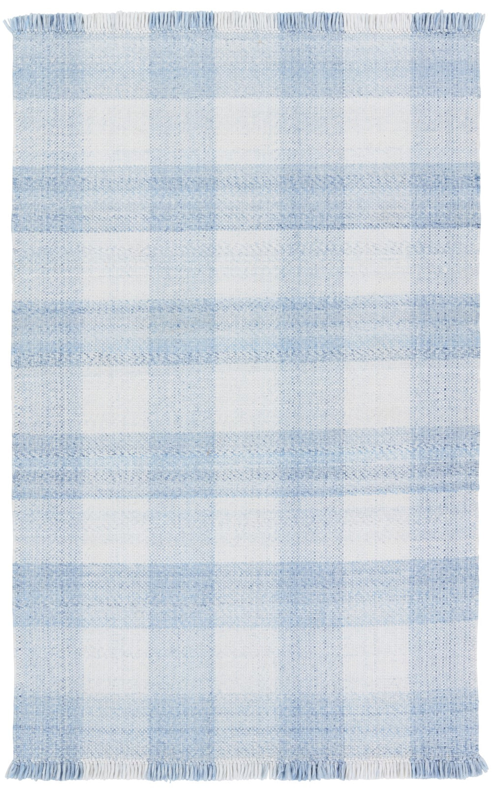 Jaipur Living Respite Truce RSP01 Handwoven Handmade Outdoor Farmhouse Rug Light Blue 9' x 12'