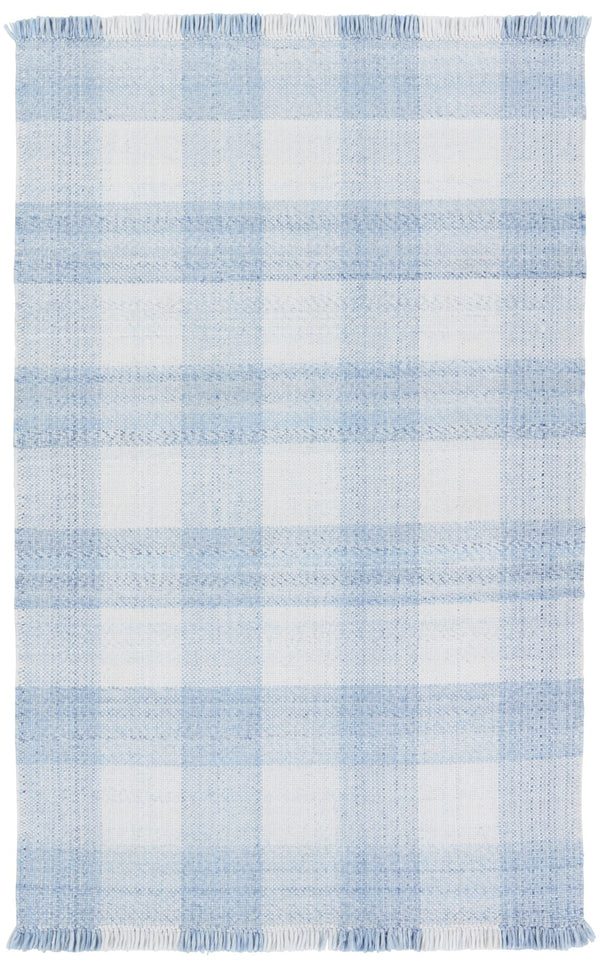 Jaipur Living Respite Truce RSP01 Handwoven Handmade Outdoor Farmhouse Rug Light Blue 9' x 12'