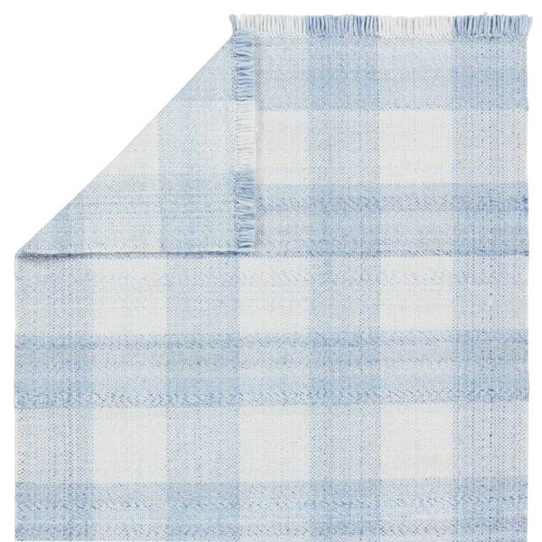 Jaipur Living Respite Truce RSP01 Handwoven Handmade Outdoor Farmhouse Rug Light Blue 9' x 12'