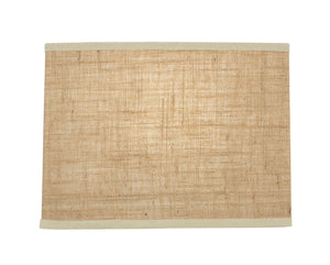 Zeugma RT-BURLAP 15” Rectangular Shade