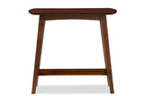 Sacramento Mid-century Modern Scandinavian Style Dark Walnut Console Table