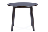 Baxton Studio Debbie Mid-Century Dark Brown Wood Round Dining Table