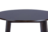 Baxton Studio Debbie Mid-Century Dark Brown Wood Round Dining Table