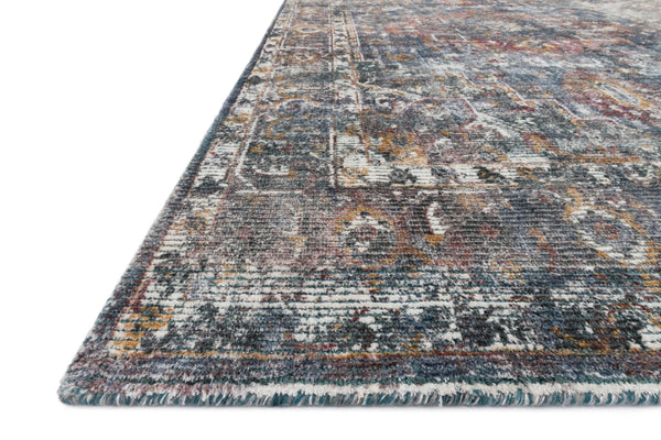 Loloi Rumi RUM-04 65% Wool, 35% Viscose from Bamboo Hand Woven Traditional Rug RUMIRUM-04NVML5076