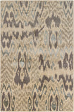 Chandra Rugs Rupec 80% Wool + 20% Viscose Hand-Tufted Contemporary Rug Beige/Grey/Brown 9' x 13'