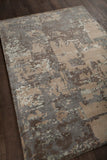 Chandra Rugs Rupec 80% Wool + 20% Viscose Hand-Tufted Contemporary Rug Silver/Beige/Brown 9' x 13'
