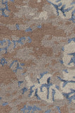 Chandra Rugs Rupec 80% Wool + 20% Viscose Hand-Tufted Contemporary Rug Grey / Blue/ Brown 9' x 13'