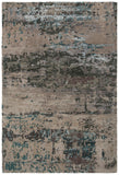 Chandra Rugs Rupec 80% Wool + 20% Viscose Hand-Tufted Contemporary Rug Beige/Brown/Grey/Blue 9' x 13'