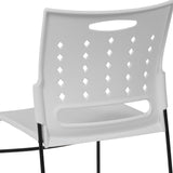 English Elm EE2435 Classic Commercial Grade Plastic Stack Chair White EEV-15924