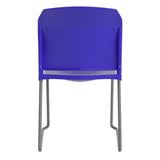 English Elm EE2436 Classic Commercial Grade Plastic Stack Chair Blue EEV-15927