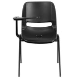English Elm EE2450 Classic Commercial Grade Tablet Arm Chair Black EEV-15973