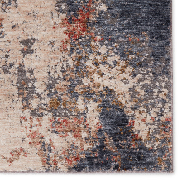 Jaipur Living Hemet Abstract Blue/ Red Area Rug (2'6"X8')