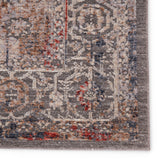 Jaipur Living Valle Medallion Gray/ Cream Area Rug (2'6"X8')