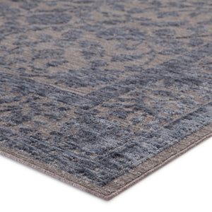 Jaipur Living Indio Oriental Blue/ Gray Area Rug (2'6"X8')