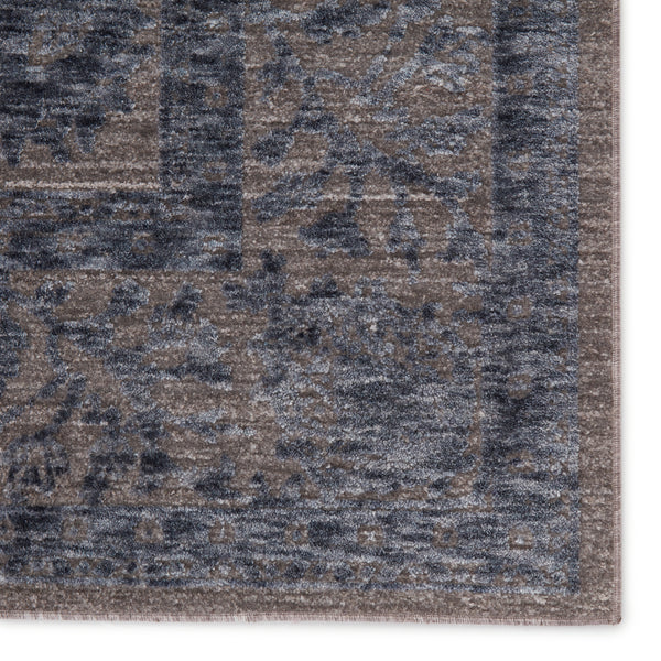 Jaipur Living Indio Oriental Blue/ Gray Area Rug (2'6"X8')