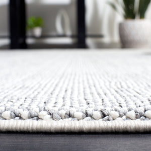 Safavieh River 600 Solid & Tonal Power Loomed Rug Grey / Ivory RVR600G-9