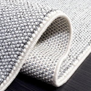 Safavieh River 600 Solid & Tonal Power Loomed Rug Grey / Ivory RVR600G-9