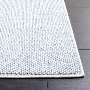 Safavieh River 600 Solid & Tonal Power Loomed Rug Blue / Ivory RVR600N-9