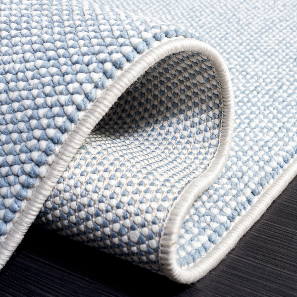 Safavieh River 600 Solid & Tonal Power Loomed Rug Blue / Ivory RVR600N-9