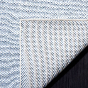 Safavieh River 600 Solid & Tonal Power Loomed Rug Blue / Ivory RVR600N-9