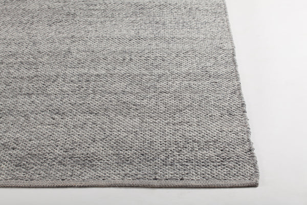 Chandra Rugs Rydel 70% Polyester + 30% Cotton Hand-Woven Contemporary Flat Rug Grey 9' x 13'