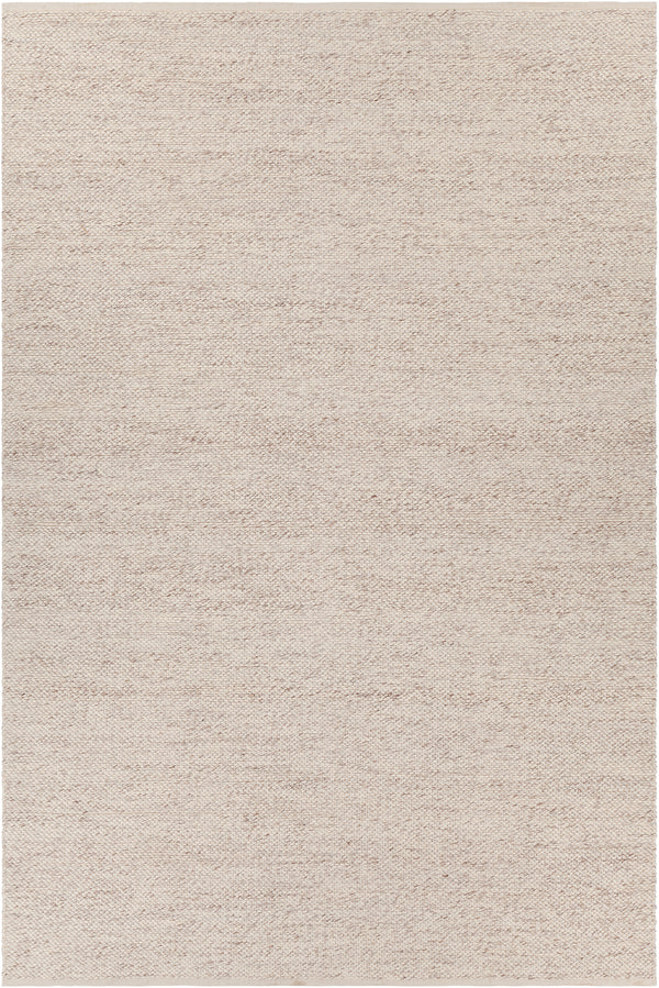 Chandra Rugs Rydel 70% Polyester + 30% Cotton Hand-Woven Contemporary Flat Rug Beige 9' x 13'