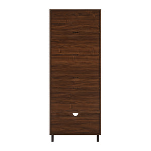 Walker Edison Ryder Modern/Contemporary 72" Single Drawer Angled Front Bookshelf RYDH8GDW