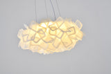 Bethel White LED Chandelier in Acrylic