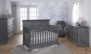 Pali Ragusa Double Dresser Distressed Granite Acacia, Poplar and Birch Veneer 2306-GR