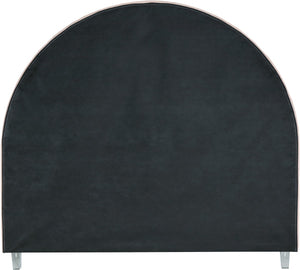 Rainbow Acrylic / Velvet / Engineered Wood / Foam Contemporary Pink Velvet Full Bed - 59.8" W x 76.4" D x 59.3" H