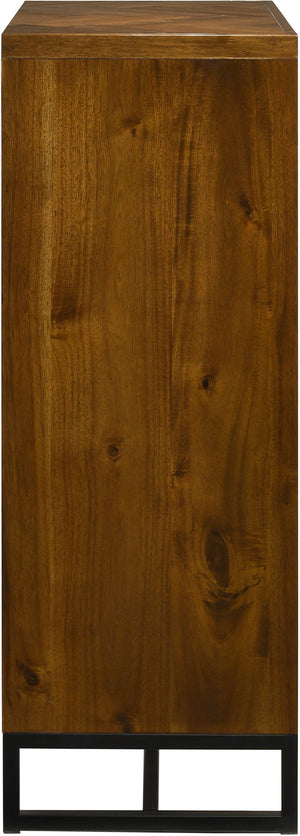 Reed Engineered Wood / Metal Mid Century Antique Coffee Chest - 32.5" W x 17.5" D x 48.5" H