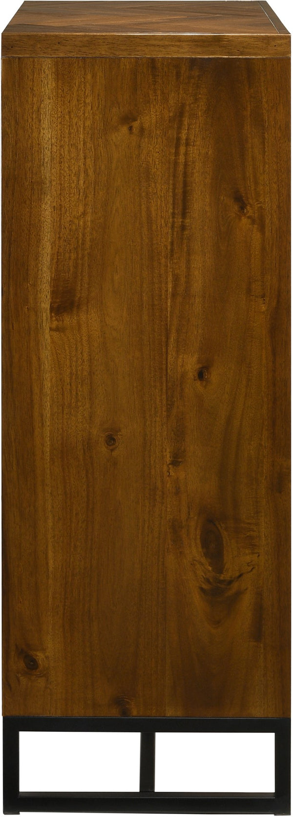 Reed Engineered Wood / Metal Mid Century Antique Coffee Chest - 32.5" W x 17.5" D x 48.5" H