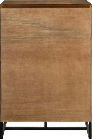 Reed Engineered Wood / Metal Mid Century Antique Coffee Chest - 32.5" W x 17.5" D x 48.5" H