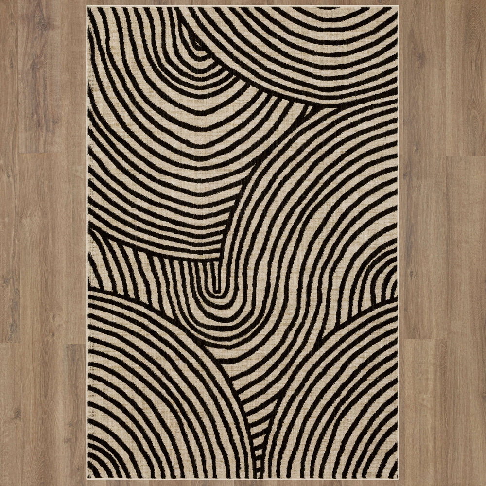 Karastan Rugs Bobby Berk By Karastan Series 3 Remolino Machine Woven Polyester Geometric Abstract Modern Contemporary Area Rug 92440 90121 114155 IB